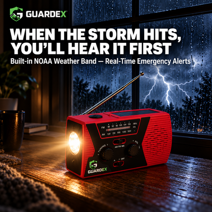 Guardex Lifeline Radio 4-in-1 Survival Tool